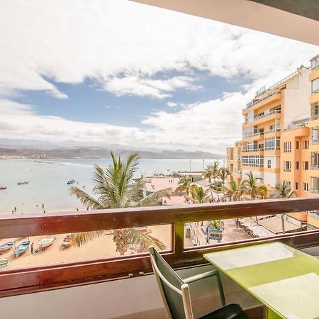 En Primera Linea De La Playa De Las Canteras Vista Al Mar ลาสปัลมาส เด กรานคานาเรีย ภายนอก รูปภาพ